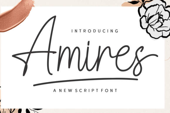 Amires Font for Modern Web Design