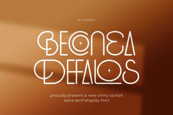 Beconea Defalos: A Serif Font for Modern Editorial Design