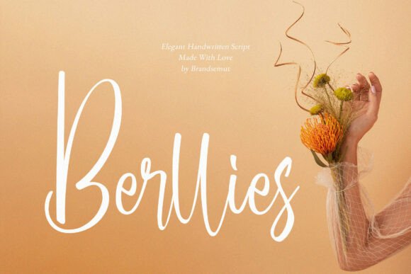 Berllies: A Sophisticated Script Font for Handmade Creations