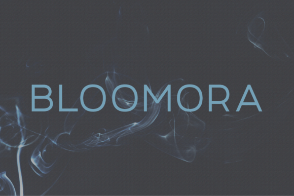 Bloomora: A Sans Serif Font for Modern Design Projects