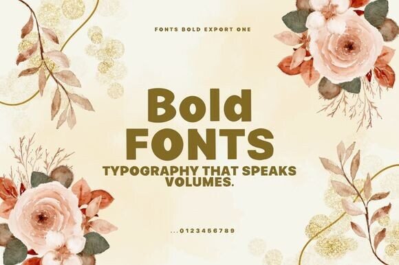 Bold Export One: A Serif Font for Handmade Impact