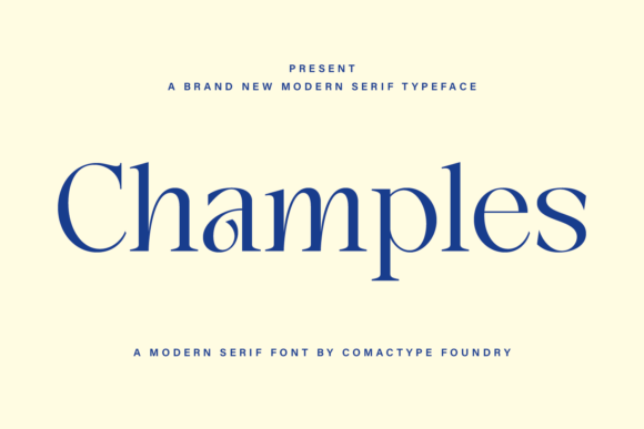 Champles: A Serif Font for Modern Elegance in Editorial Design