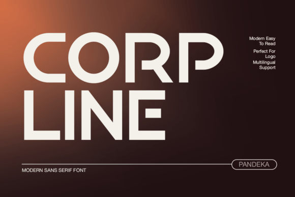 Corpline: A Modern Sans Serif for Clean, Contemporary Design