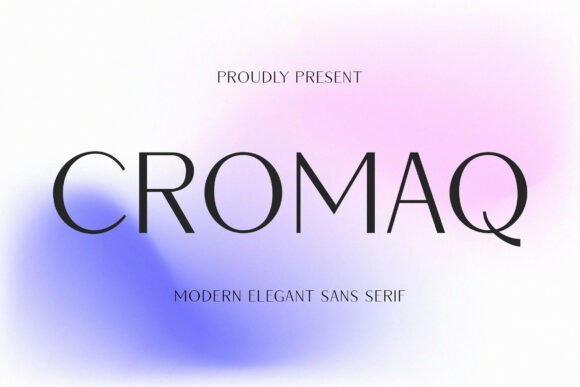 Cromaq: A Modern Sans Serif Font for Digital Branding