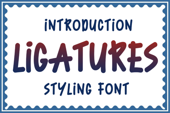 Discover Ligatures: A Modern Sans Serif Font for Bold Branding