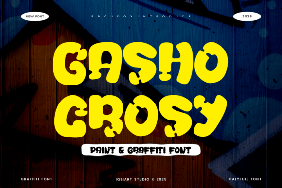 Gasho Crosy: The Urban Font That Speaks Volumes