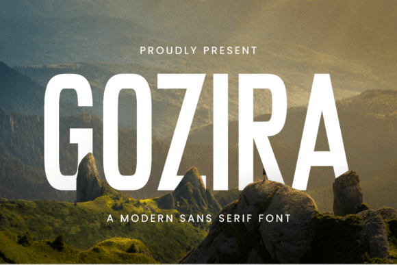 Gozira: A Modern Sans Serif Font for Bold Web Design