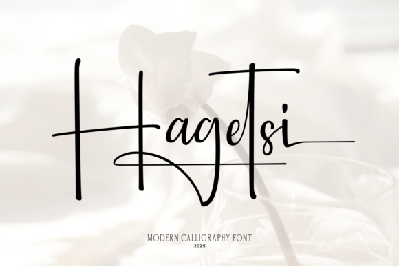 Hagetsi Font Review: Modern Elegance in Script Typography