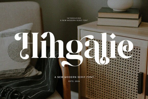 Hingalie Serif Font for Branding Projects