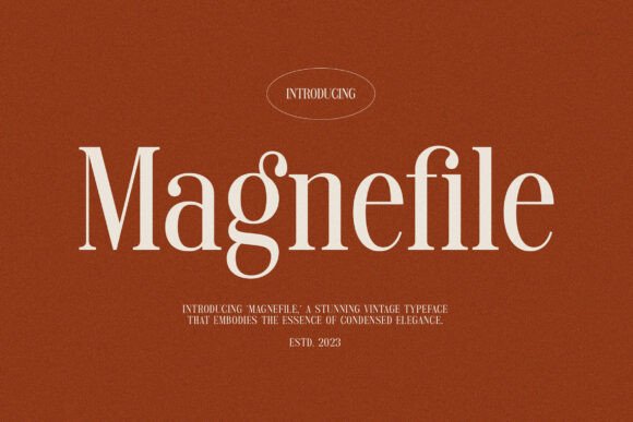 How Magnefile Elevates Campaign Design with a Classy Serif Typeface