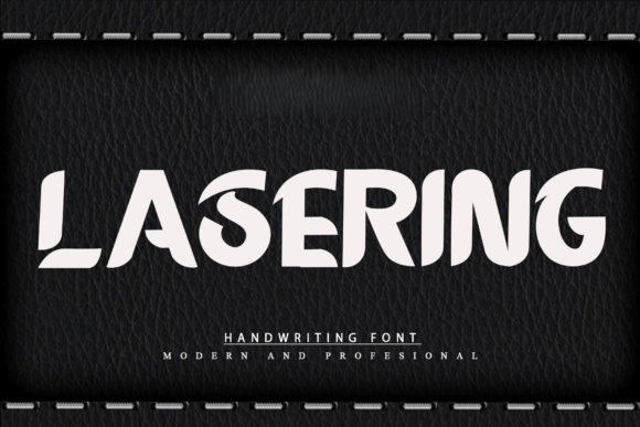 Lasering Font for Professional Branding and Design