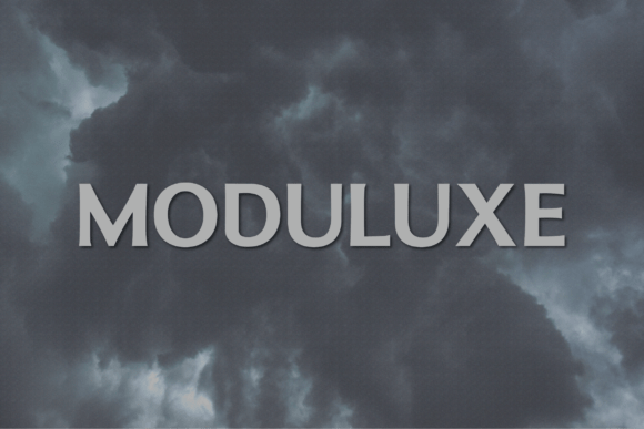 Moduluxe: A Designer's Take on a Modern Sans Serif Typeface