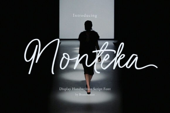 Monteka: A Handwritten Script Font for Modern Branding