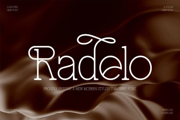 Radelo: A Stylish Serif Font for Modern Branding