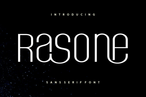 Rasone: A Modern Sans Serif Font for Handmade Creations