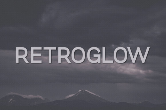 Retroglow: A Bold Sans Serif Font for Editorial Design