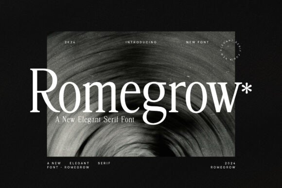 Romegrow Serif Font for Web Design