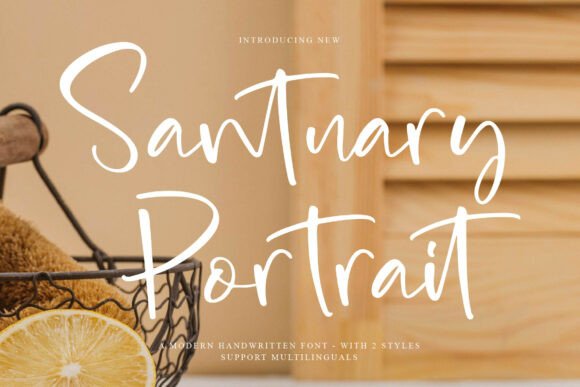 Santuary Portrait: A Versatile Font for Modern Branding