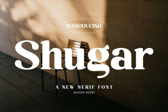 Shugar Serif Font for Editorial Design