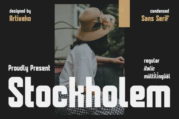 Stockholem: A Designer's Take on a Modern Sans Serif