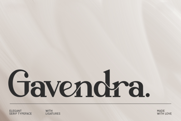Testing Gavendra: A Serif Font for Modern Web Design