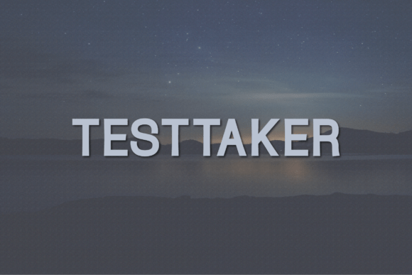 Testtaker: A Modern Sans Serif Font for Editorial Clarity