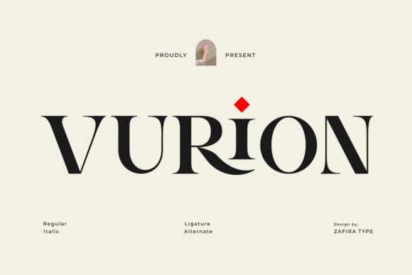 Vurion: A Refined Serif Font for Modern Branding