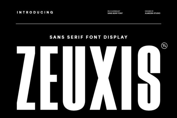 Zeuxis: A Bold Sans Serif Font for Modern Campaigns